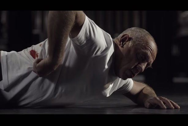 Actor's bloody 'death' drives home anti-whaling message