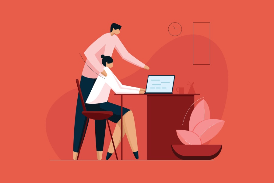 Why does workplace harassment often go unreported?