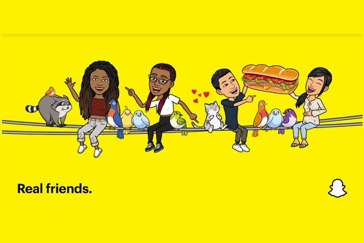 Snapchat features 'real friends' in debut global ad campaign