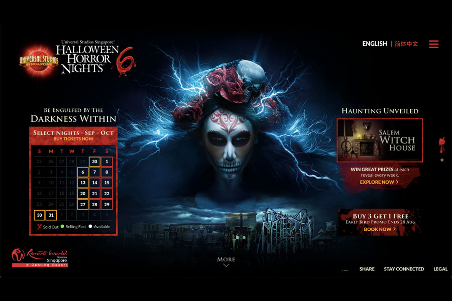 Resorts World Sentosa sets the stage for Halloween